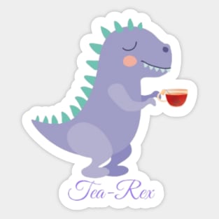 Tea-Rex Sticker